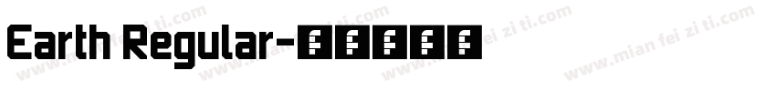 Earth Regular字体转换